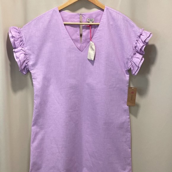 Daniel Cremieux Dresses & Skirts - NWT Cremieux Linen Mini Dress - Lilac, XS